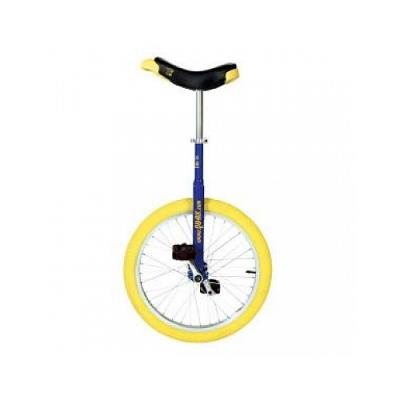 Monocycle Qu-ax Luxus 20 Bleu Pneu Jaune pour 140