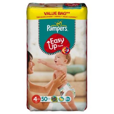 PAMPERS - 81376061 - EASY UP COUCHES CULOTTES - TAILLE 4 MAXI - 8-15 KG - FORMAT ECONOMIQUE X 50 COUCHES pour 35