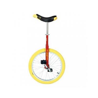 Monocycle Qu-ax Luxus 20 Rouge Pneu Jaune pour 140