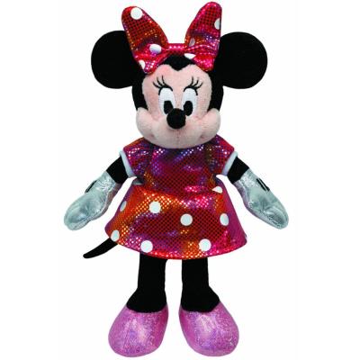 Ty Beanie - Disney - Minnie Mouse en Robe Irise  Poids - Peluche Sonore 22 cm pour 66