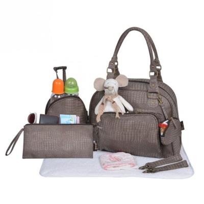 BABY ON BOARD MON CROCO BAG TAUPE pour 101
