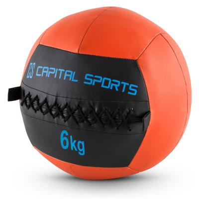Capital Sports Epitomer Set 5x Wall Ball 6kg Cuir Synthétique Orange pour 270