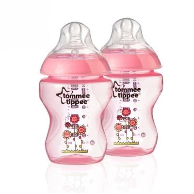 Tommee tippee biberons rose 0m+ 260ml x2 42241172 pour 25