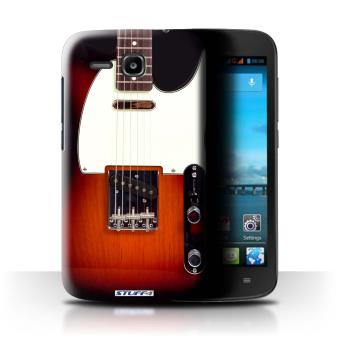 Housse pour Huawei Ascend Y600 / Sunburst Electrique Design / Guitare