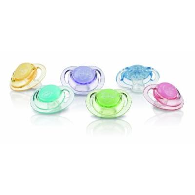 SUCETTE 6 MOIS+ CLASSIC SILICONE ORTHODONTIQUE NATURAL TOUCH pour 7