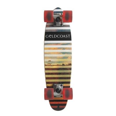 Goldcoast Conflict Longboard Complet Rouge Rouge 24x6.5 Inch pour 115