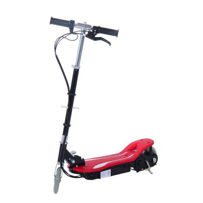 Scooter Électrique Roues 14 Ans Plus Avec Frein À Main Cale-pied Puissance 120w Rouge - Homcom pour 130