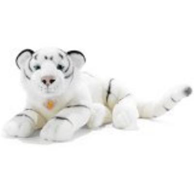 Saady - Peluche gante de Tigre Blanc - 70 cm pour 90