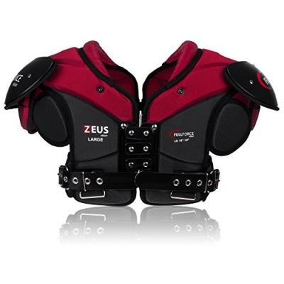 Full Force Zeus 710 Lite Skill Hybrid Les Epauliéres De Football Américain Pro Xl Multicolore - Noir Rouge pour 191