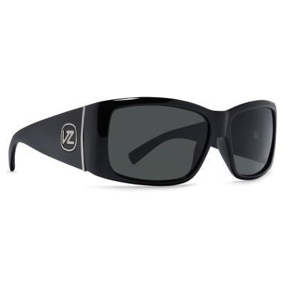 Lunettes De Soleil Von Zipper Southpaw - Black Gloss / Grey pour 53