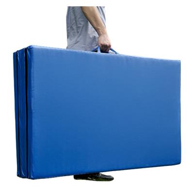 Tapis De Sol Gymnastique Natte De Gym Matelas Fitness Pliable Portable 10 Pieds Bleu - Homcom pour 130