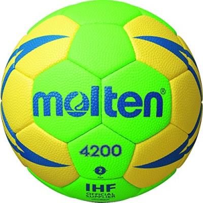 Molten Handball H2 X 4200-gy-x (vert Bleu Jaune, 2 X H2 4200-gy-x pour 53