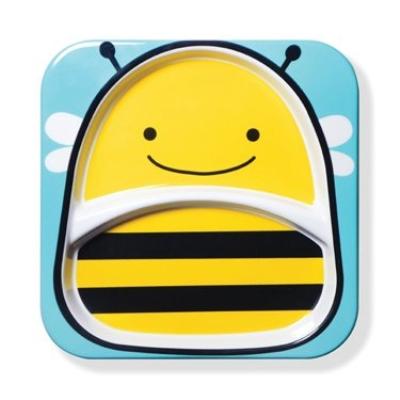 skip hop - zoo assiette compartiments abeille pour 16