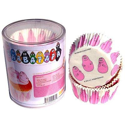 ScrapCooking - Moule en papier dcoratif - Caissettes papier cupcakes : Barbapapa pour 9