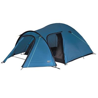 High Peak Kira 4 Tente Dôme Bleu Brun Foncé 340 X 240 X 130 Cm pour 115