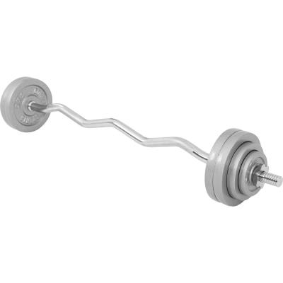 Set D´haltère Barre Curl En Fonte 35 Kg pour 90