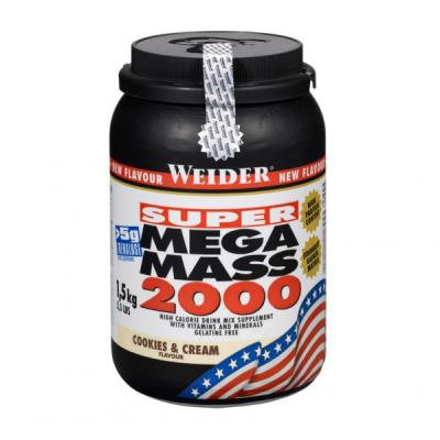 Super Mega Mass 2000 Proteine Gainer Weider - Chocolat pour 47