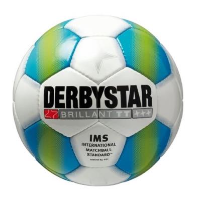 Derbystar Ballon De Football Brillant Tt Blanc Pétrole 5 pour 38