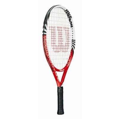 Wilson Team 50136 Prestrung Raquette De Tennis Unisexe Multicolore Rouge Noir Blanc Size 21 pour 43