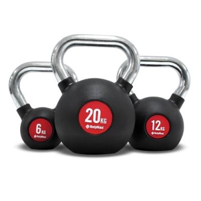 Bodymax Poids Kettlebell À Poignée Chromé Argent Argent 12k pour 81