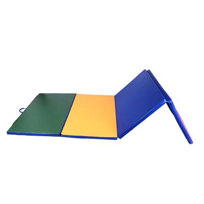 Tapis De Gymnastique Pliable Natte De Gym Matelas Fitness 305x122x5cm Multicolore - Homcom pour 117