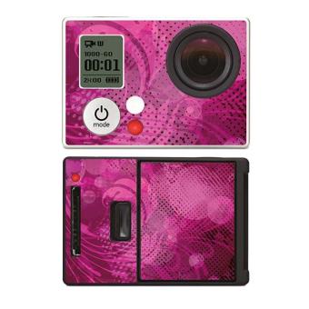SKIN STICKERS POUR GOPRO HERO 3 (STICKER : PINK ABSTRACTION) Fnac