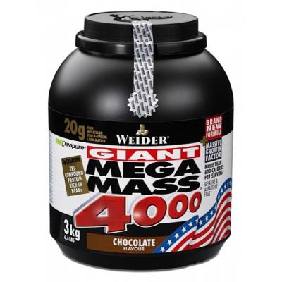 Giant Mega Mass 4000 Gainer Proteine Weider - Chocolat pour 69