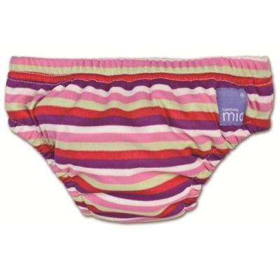 BAMBINO MIO - NAPPY BB NAGEUR RAYURES ROSE - EXTRA LARGE pour 26