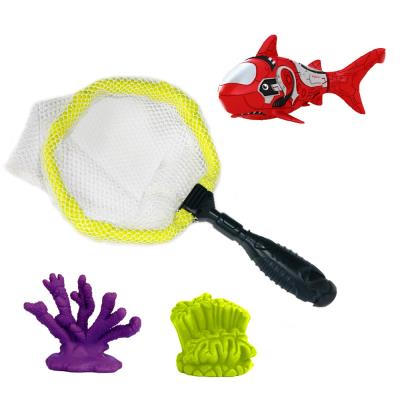Jouet pour le bain : Robo fish avec puisette : Requin rouge Splash Toys pour 14