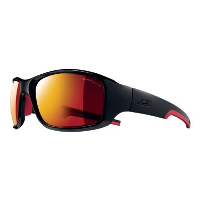 Julbo Stunt Noir Brillant/rouge Spectron 3+/grey Red Mirror - Medium-large pour 60