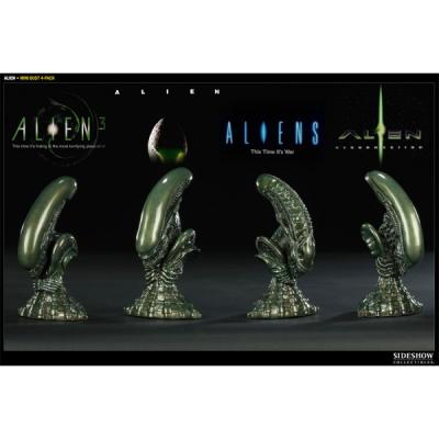 Sideshow set 4 Mini bustes Alien Evolution pour 335