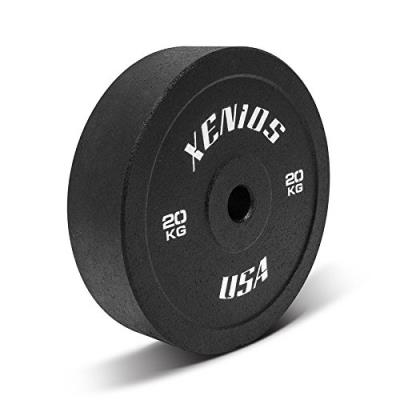 Xenios Usa Heavy Duty Rubber Bumper Plate, Noir, 20 Kg, Xsbprbpls20 pour 191