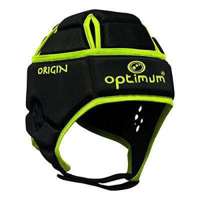 Optimum Homme Origin Casque De Protection - Black Fluorescent Yellow, Small pour 45