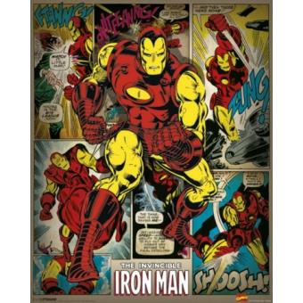 Iron Man Mini Poster L'Invincible, Marvel Comics (50x40 cm), Acheter