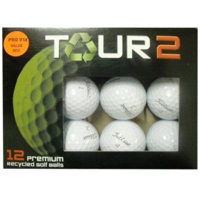 Tour 2 Lakeballs Titleist Pro V1x Assortiment 12 Lakeballs De Golf pour 52