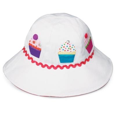 Wallaroo Hats Sophia Chapeau Anti-uv Pour Fille Blanc White Cupcake 4 - 8 Years pour 43