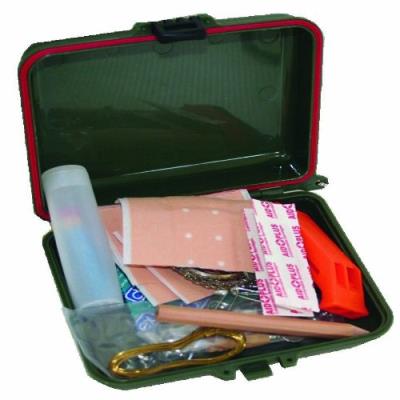 Highlander Kit De Survie Dans Coffret En Plastique Rouge pour 40