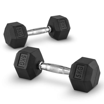 Capital Sports Hexbell Paire D´haltères Courtes Dumbbell 5kg pour 40