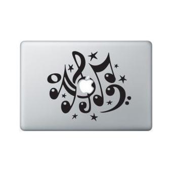 Stickers Macbook Musique Macbook Air 11 pouces Gris Soldes 2016