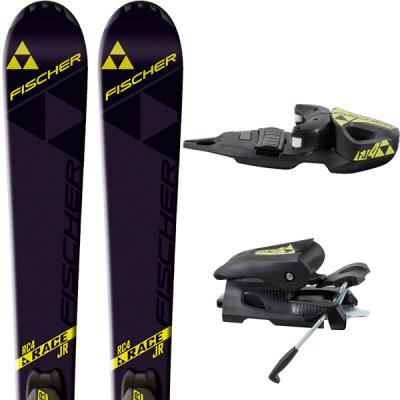 Pack Skis Alpins (ski + Fixation) Fischer Rc4 Race Jr Rail + Fj4 Ac Rail pour 100