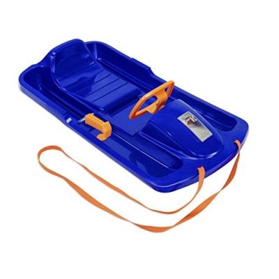 Khw Snow Fox Luge En Plastique Bleu Orange pour 74