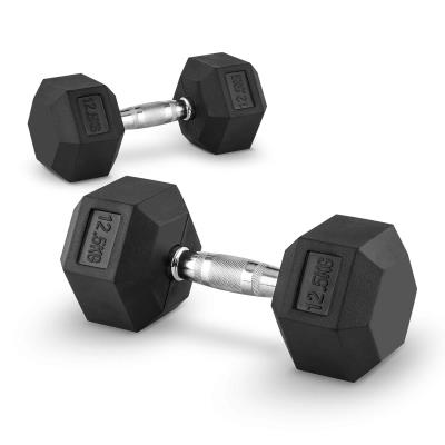 Capital Sports Hexbell Paire D´haltères Courtes Dumbbell 12,5kg pour 75