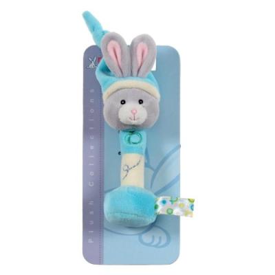 GIPSY - 070158 - HOCHET POMME - LAPIN - TURQUOISE - 17 CM pour 28