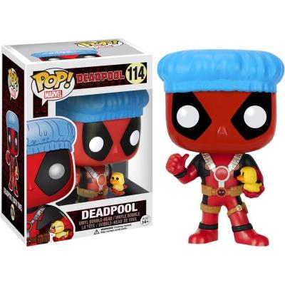 Figurine Marvel - Deadpool Shower Cap & Duckie Exclusive Pop 10cm pour 22