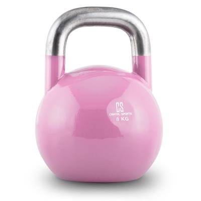 Capital Sports Compket Kettlebell Haltère Poids Acier 8kg - Rose pour 45