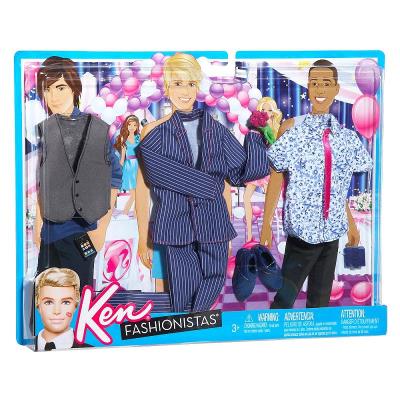 Mattel - accessoire poupee barbie - tenues ken - veste pantalon et chemises + accesoires pour 22