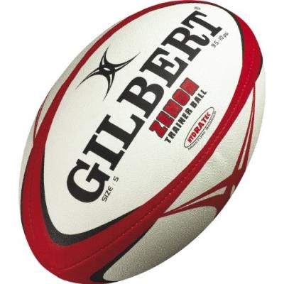 Gilbert Zenon Ballon Dentrainement De Rugby Rouge Noir Taille 3 pour 35