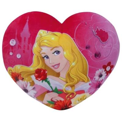 Disney Princesses Coussin En Coeur, La Belle Au Bois Dormant Jemini pour 23