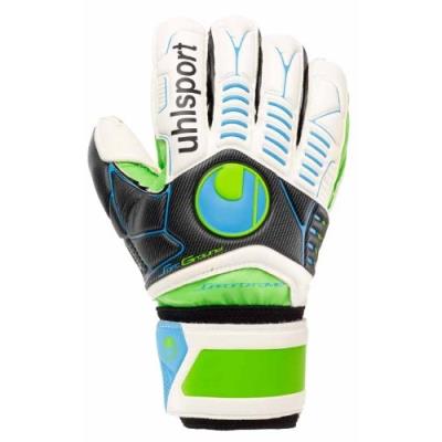 Uhlsport Ergonomic Soft Sf C Gant De Gardien De But Blanc Noir Vert Flash 7 pour 80