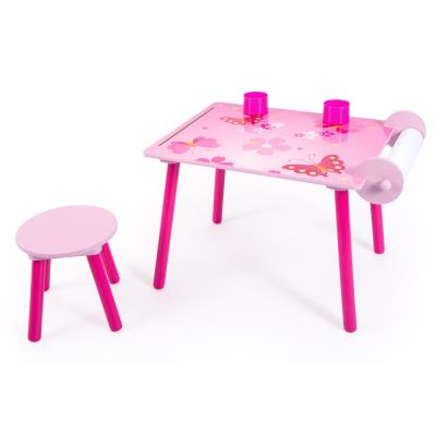 Ensemble table et chaise enfant pour loisirs cratifs Coloris Rose -PEGANE- pour 60